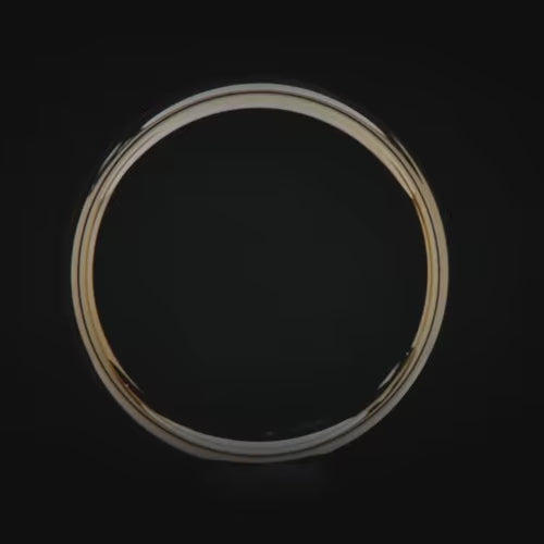 10KY gold wedding band featuring a guitar string and whiskey barrel oak inlay, 8mm mens ring, unique design with free engraving option, perfect for a distinctive mens wedding band.