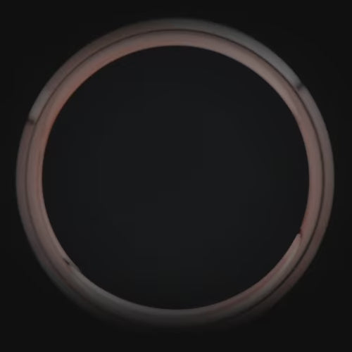 14K rose gold wedding band with moss agate inlay, free engraving, 6mm mens wedding ring, brushed bevel profile, unique mens ring design.