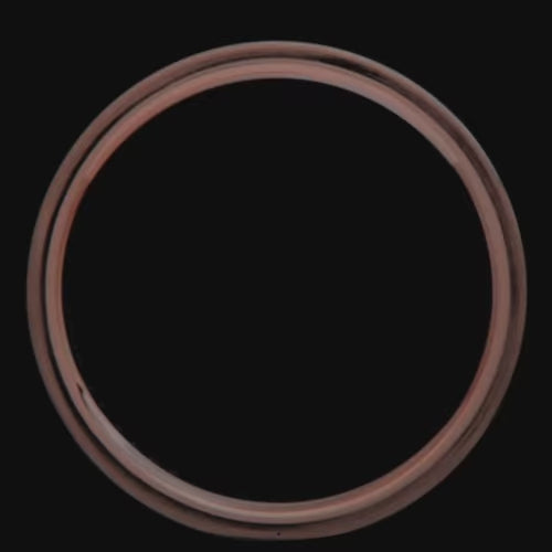 10K rose gold wedding band with forged central inlay, 4mm width, offering free engraving, custom and unique simple design, perfect for weddings and special occasions.