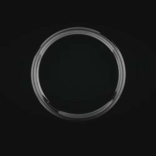 Titanium wedding band with central lapis lazuli inlay, free engraving, 6mm mens wedding ring, polished flat profile, unique mens ring design.